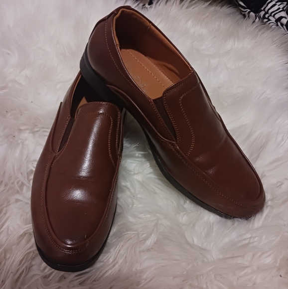 Other - Men brown elegant casual pointed toe shoes